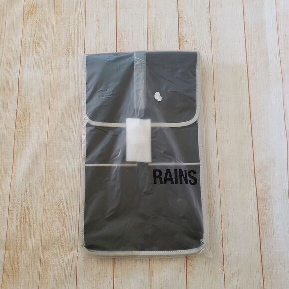 RAINS Reflective Backpack in Black Style No. 14090 Unisex Men Women main image 10